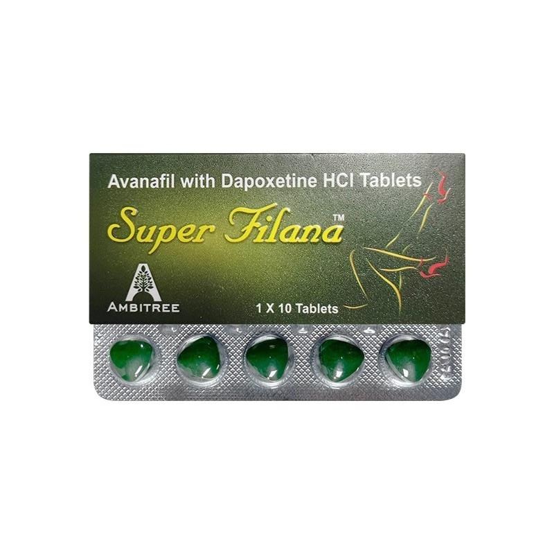 「绿水鬼双效片」温和助勃+强力延时 100mg阿伐那非+60mg达泊西汀 10片/板